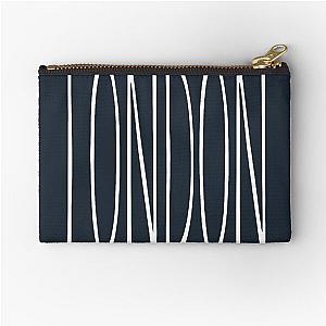 LONDON, Tall Typography, Aesthetic Design, The Chainsmokers inspired, Music, Band, Simple Zipper Pouch
