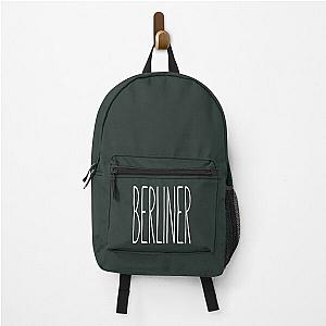 BERLINER, Hohe Texttypografie, ästhetisches minimalistisches Design, The Chainsmokers inspiriert, Mu Backpack