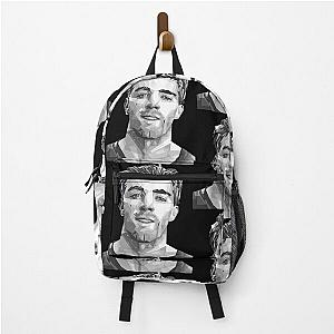 DJ T-Shirt Andrew Taggart - The Chainsmokers Black & White Backpack