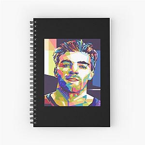 Dj T Shirt Andrew Taggart - The Chainsmokers Background Spiral Notebook