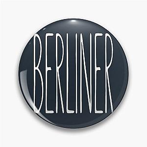 BERLINER Tall Typography Aesthetic Minimalist Design inspired Music Band Simple Pin