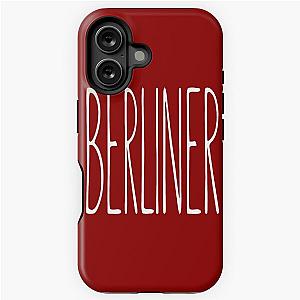 BERLINER, Tall Text Typography, Aesthetic Minimalist Design, Music, Band, iPhone Tough Case