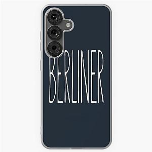 BERLINER, Tall Typography, Aesthetic Minimalist, Music Band, Simple Samsung Galaxy Soft Case