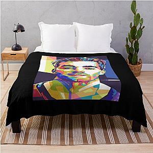Dj T-Shirt Andrew Taggart The Chainsmokers Background Throw Blanket
