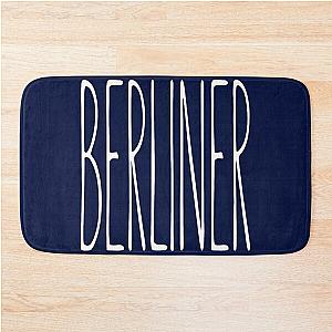BERLINER, Tall Text Typography, Aesthetic Design, The Chainsmokers inspired, Music, Band, Bath Mat