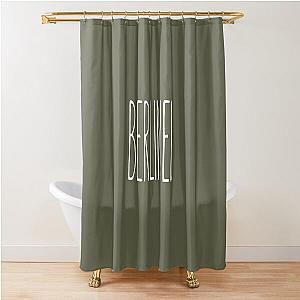 BERLINER Hohe Texttypografie ästhetisches Design The Chainsmokers inspiriert Mu Shower Curtain
