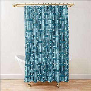 BERLINER, Tall Text Typography, Aesthetic Design, The Chainsmokers inspired, Music Band Shower Curtain