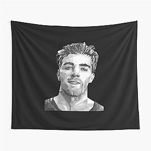 Dj T-Shirt Andrew Taggart - The Chainsmokers Black White Tapestry