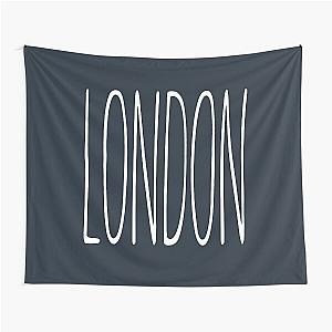 LONDON, Tall Typography, Aesthetic Design, The Chainsmokers inspired, Music, Band, Simple Tapestry