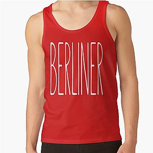 Berlin, Tall Typography, Minimalist Design, The Chainsmokers Inspired, Music Band, Simple Tank Top