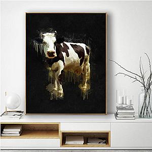 Cow Oil Painting Style Canvas Print Official Merch CL1211