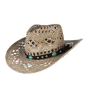 Straw Western Cowboy Hat For Women Official Merch CL1211