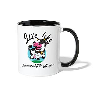 Funny Happy Cow Coffee Mug Official Merch CL1211