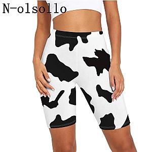 The Cow Print Legging Shorts - Fashion Sport Wear