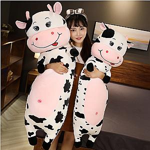 Lovely Milk Cow Print Cartoon Soft Dolls Sleeping Pillow Plush