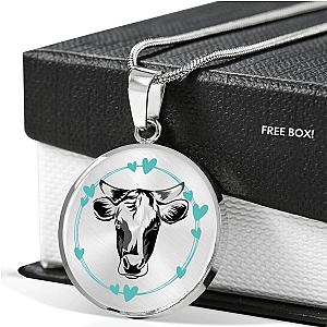 Personalized Cow Luxury Necklace Official Merch CL1211