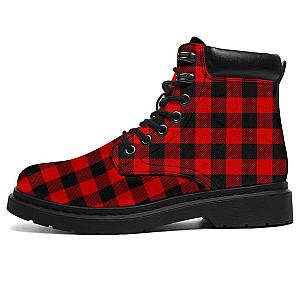 Lumberjack Plaid All Weather Boots Official Merch CL1211