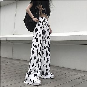 The Cow Print Pants - Korean Fashion Trousers For Women