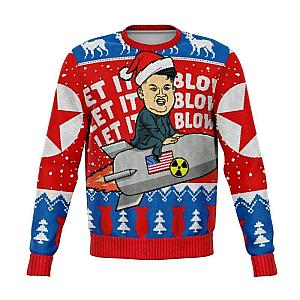 Rocket Man Kim Jung Un Ugly Christmas Sweater Official Merch CL1211