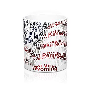 American Flag Mug Official Merch CL1211