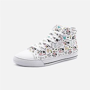 Cartoon Cow High-Top Canvas Shoes Official Merch CL1211