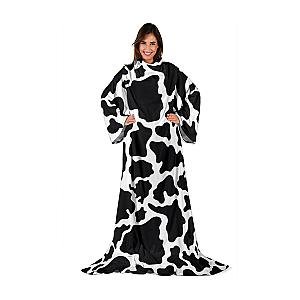 Cow Print Sleeve Blanket Official Merch CL1211