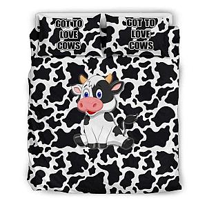 Cow Print Bedding Set Duvet Cover Official Merch CL1211