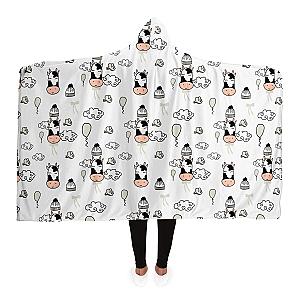 Cute Cows Hooded Blanket Official Merch CL1211