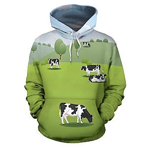 Meadow Cow Hoodie Official Merch CL1211