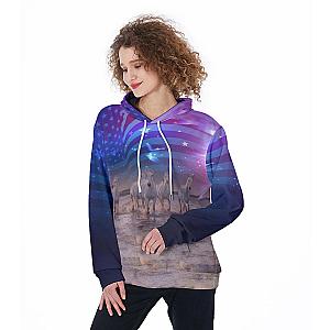 All-Over Print Women's Pullover Hoodie Official Merch CL1211