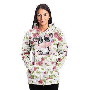 Flowery Cow Love Hoodie Official Merch CL1211