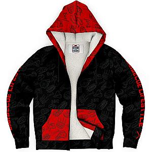 BBQ Zip Up Microfleece Premium Hoodie Official Merch CL1211