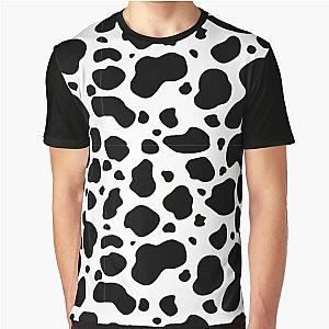 Black and White Cow Print Graphic T-Shirt Flagship RB1809