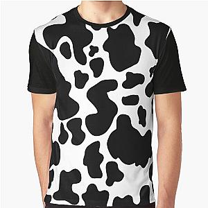 Classic Black and White Cow Print Graphic T-Shirt Flagship RB1809