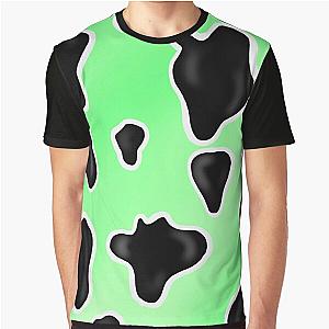 Pastel Green Cow Print  Graphic T-Shirt Flagship RB1809