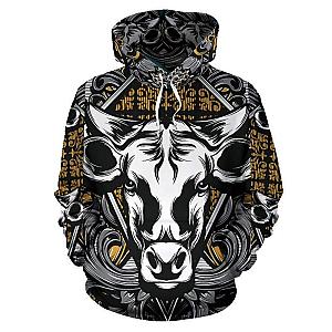 Cow Head Hoodie Official Merch CL1211