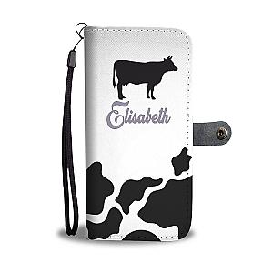 Personalized Cow Print Phone Case Wallet Official Merch CL1211