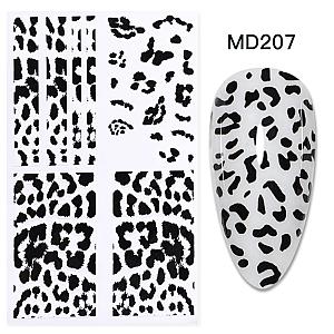 Cow Print Nails - Skin Nail Foil Sticker MD207