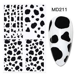 Cow Print Nails - Skin Nail Foil Sticker MD211