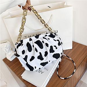 Cow Print Bags - Crossbody Cloud Bags Animal Zebra Pattern