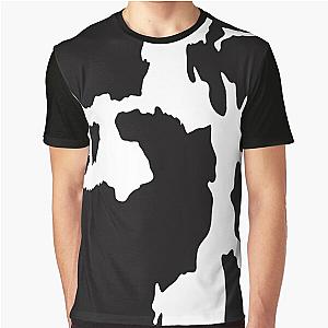 Black cow skin pattern Graphic T-Shirt Flagship RB1809