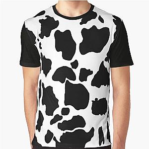 Black cow skin pattern Graphic T-Shirt Flagship RB1809