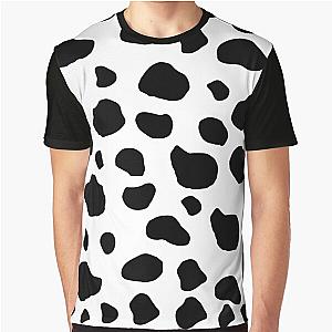 Cow Print, Cow Pattern, Cow Spots, Black And White Graphic T-Shirt Flagship RB1809