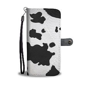 Realistic Cow print phone wallet case Official Merch CL1211