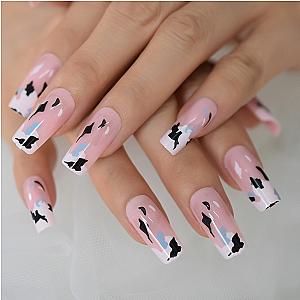 Cow Print Nails - 3D Self-Adhesive Nail Art Sticker M106