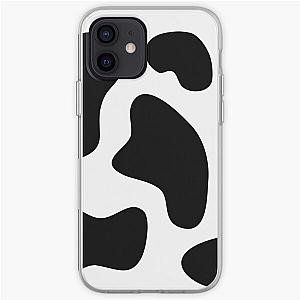 Cow Hide Design in black and white iPhone Soft Case Flagship RB1809