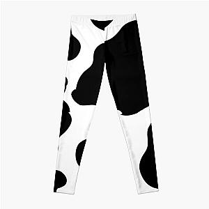 Black and White Cow Pattern Print Leggings Flagship RB1809