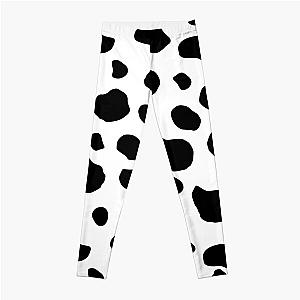 Cow Print, Cow Pattern, Cow Spots, Black And White Leggings Flagship RB1809