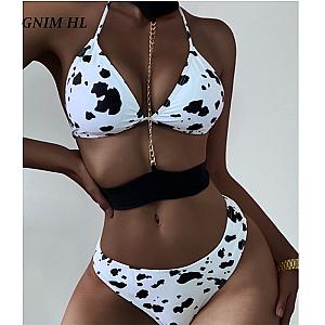 The Cow Print Bikini - Sexy Women Swimwear Set