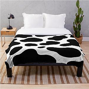 Cow Print Black and White Throw Blanket Flagship RB1809